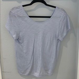 Blue Tee with cute back design